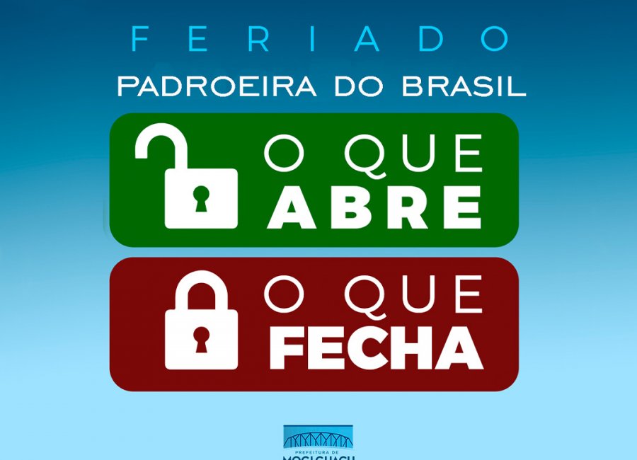 Padroeira do Brasil: confira o que abre e o que fecha 