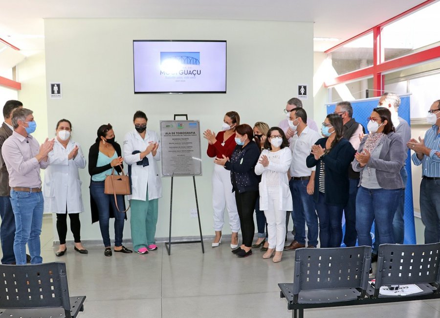 Saúde inaugura reformas e nova Ala de Tomografia do Hospital Municipal em Mogi Guaçu