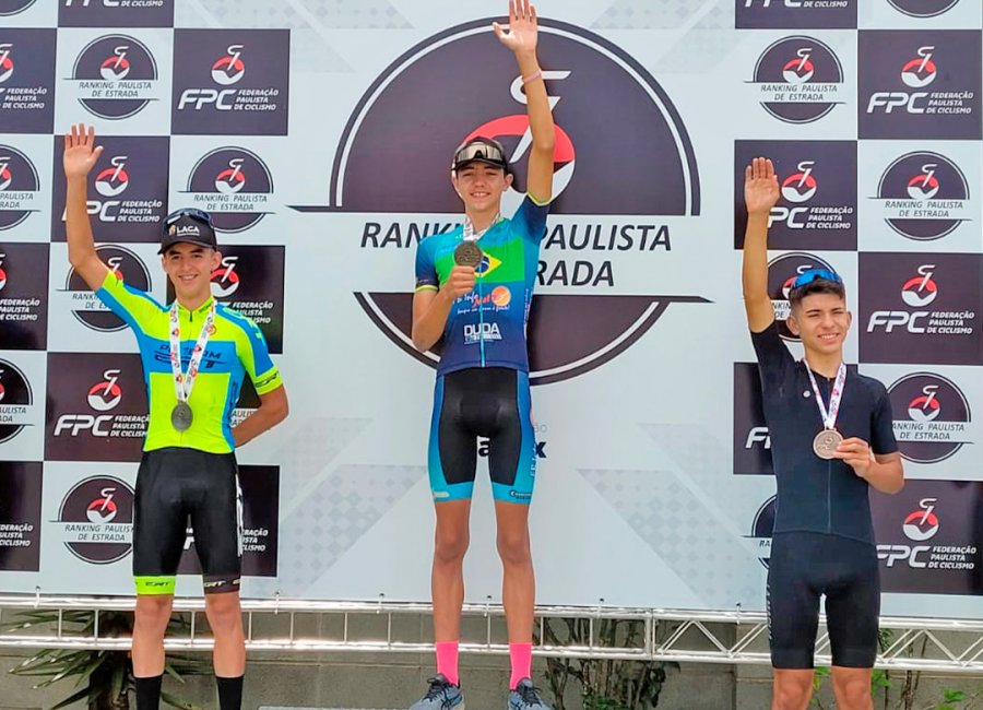 Ciclismo de Mogi Guaçu volta de Guarulhos com duas medalhas de ouro