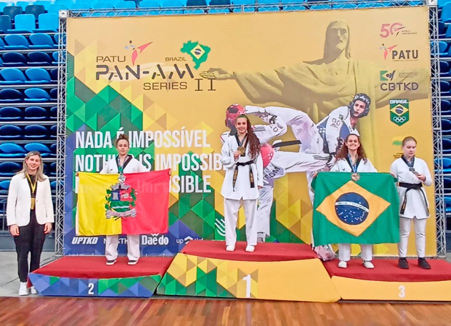Taekwondista conquista a prata na Série Pan Americana I do Rio de Janeiro
