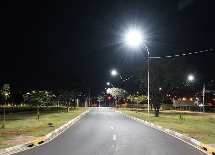 Novo trecho: Rua Inácio Cardoso de Faria ganha nova iluminação LED