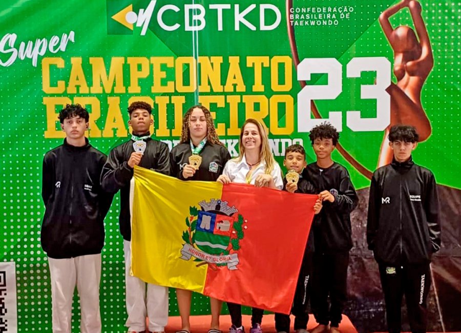 Mogi Guaçu conquista dois títulos brasileiros de taekwondo em Fortaleza