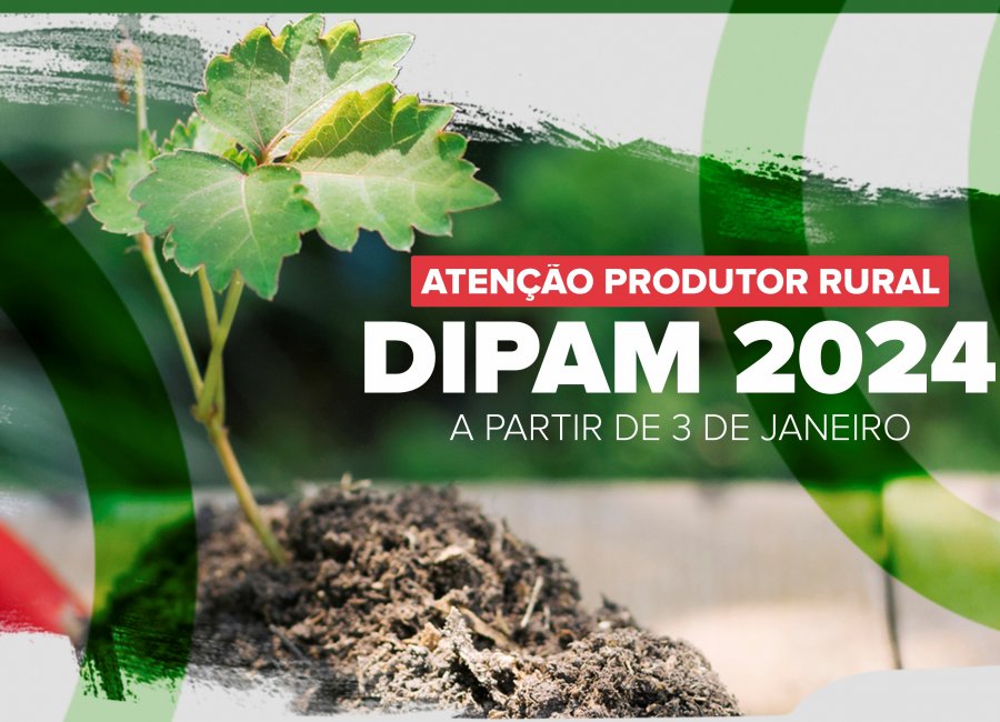 Produtores rurais iniciam a entrega da DIPAM a partir do dia 3 de janeiro