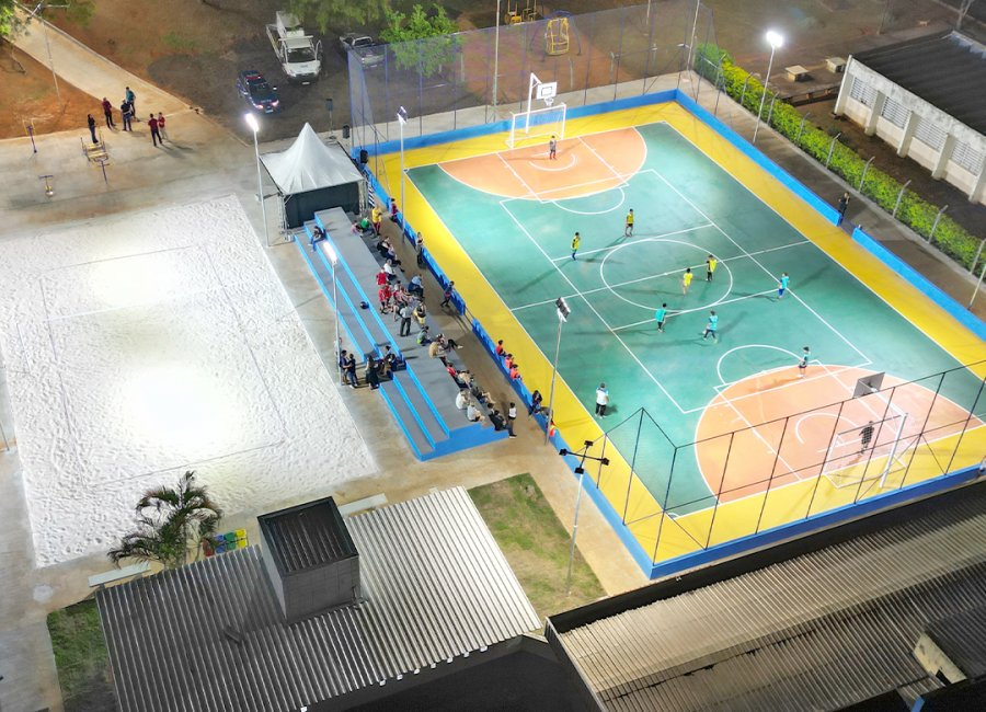 Após revitalização, Centro Esportivo do Jardim São Pedro é entregue para a população