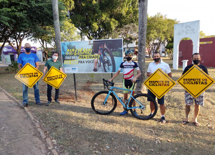 No Dia Nacional do Ciclista, Secretaria de Esporte e Lazer inicia Campanha de Conscientização 