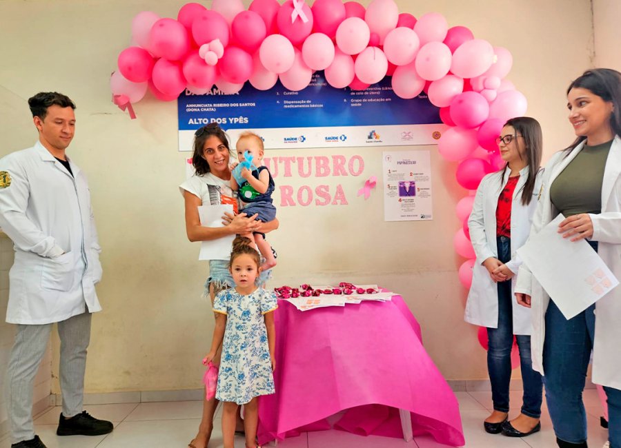 Unidades de Saúde promovem ações preventivas contra o câncer de mama e câncer de colo de útero 