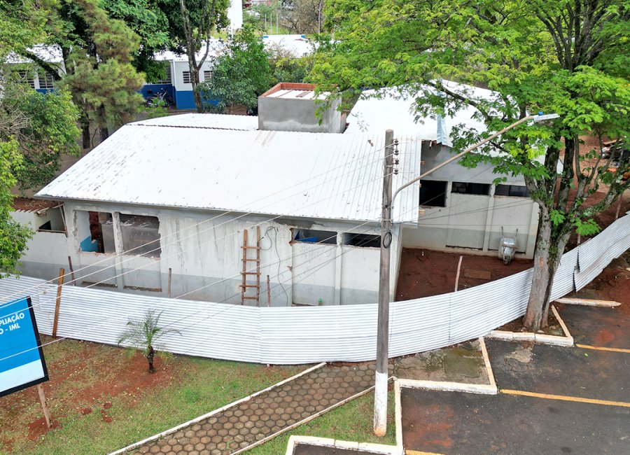 Obras do IML entram na fase de acabamento e equipe local já é reforçada 