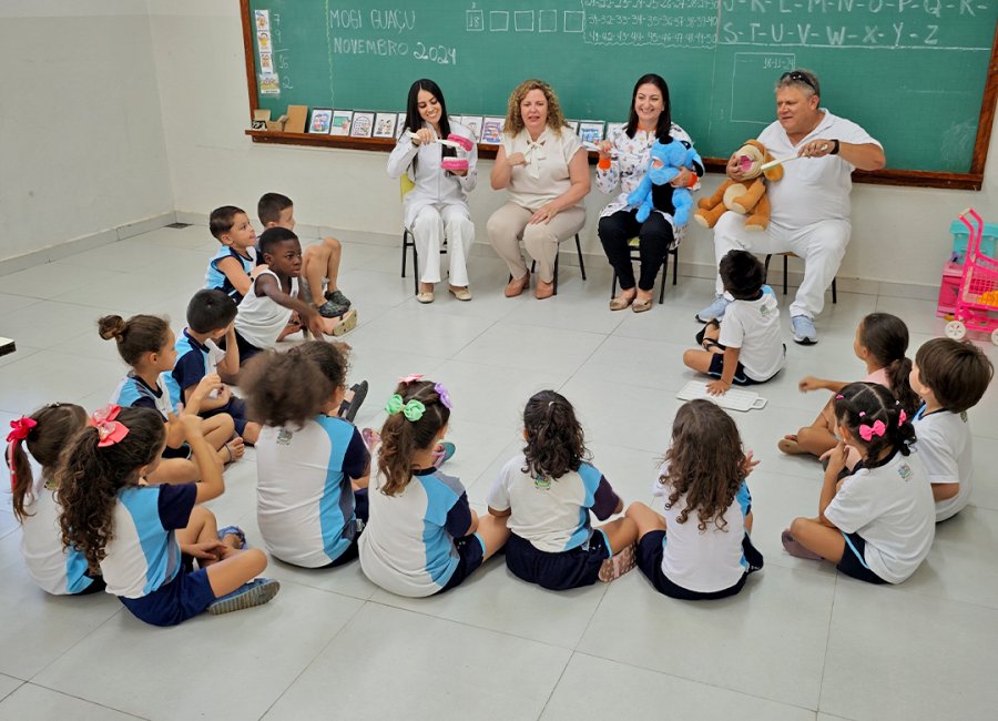 Sorriso na Escola promove saúde bucal para os estudantes do 1º ao 5º das escolas municipais 