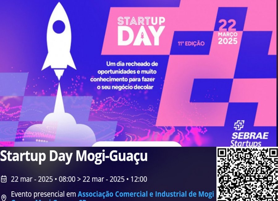 3ª Startup Day de Mogi Guaçu traz oportunidades de empreendedorismo