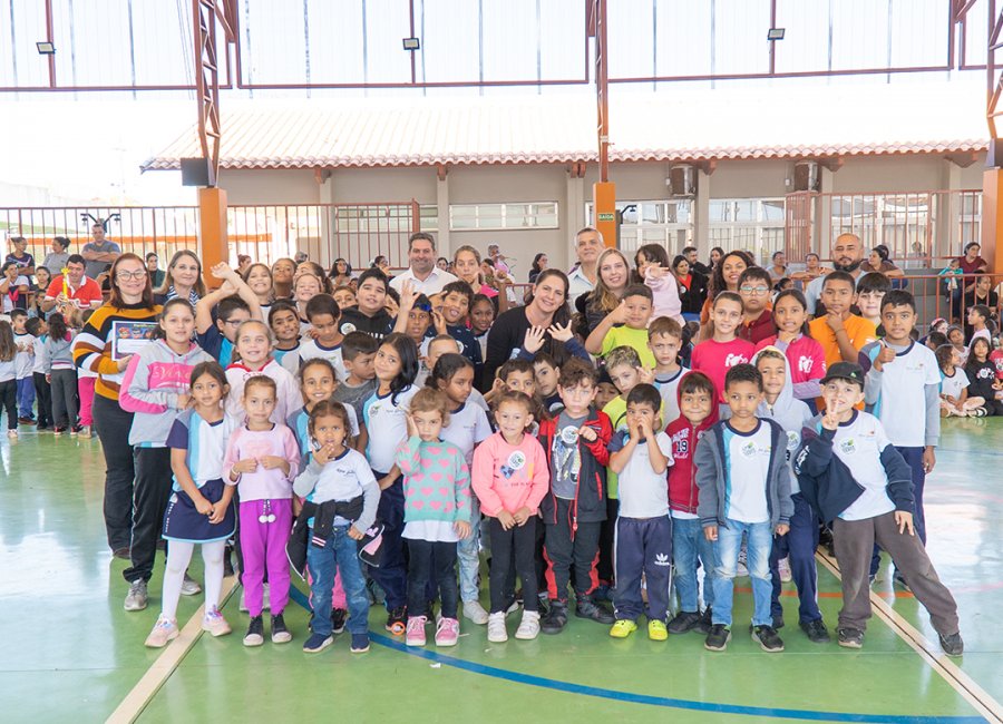445 estudantes da EMEB do Ypê Amarelo concluem participação no projeto Lixo tem lugar certo