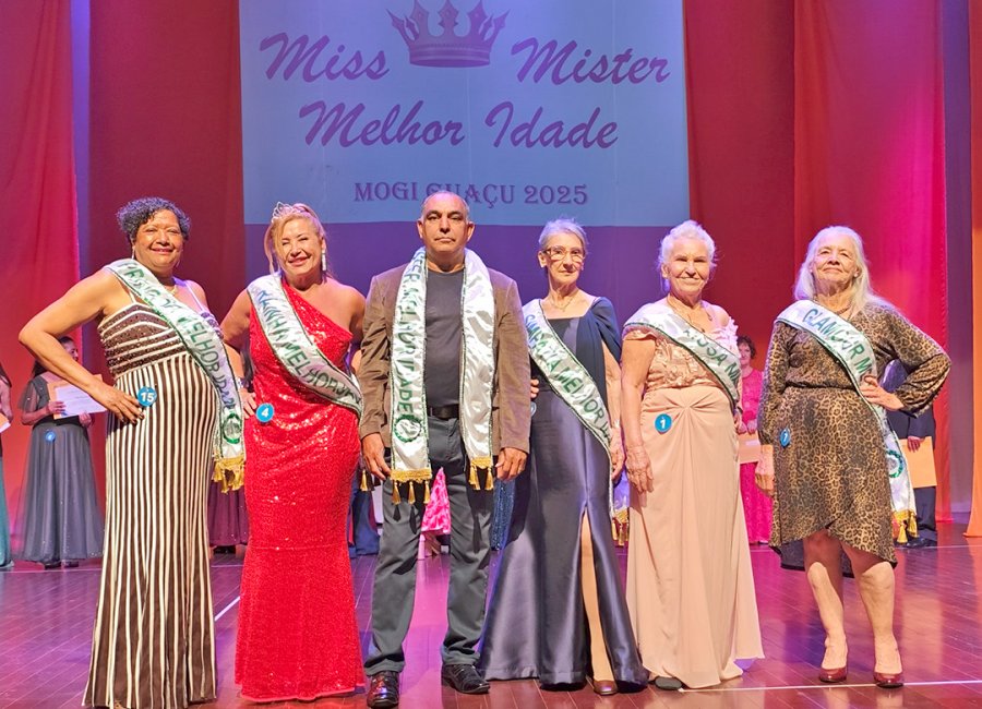 Concurso elege Miss e Mister Melhor Idade de Mogi Guaçu em 2025