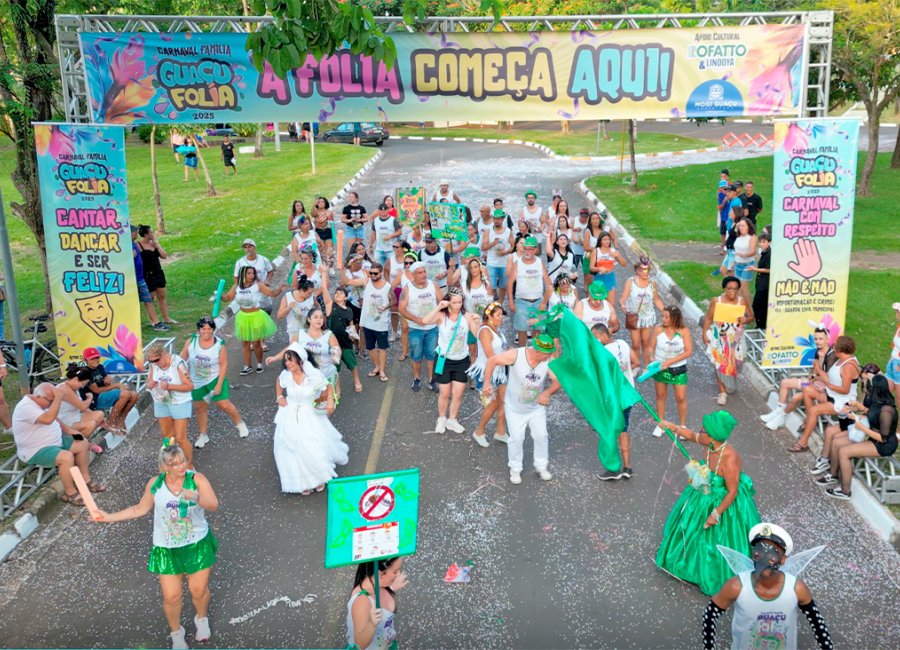 Cultura abre chamada pública para seleção de blocos do Carnaval Família - Guaçu Folia 2026