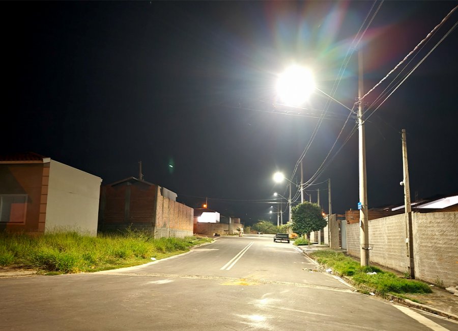 Cidade Jardim começa a receber nova iluminação em LED