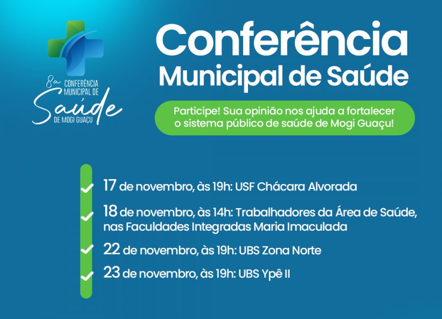 Mogi Guaçu inicia reuniões preparatórias da 8ª Conferência Municipal de Saúde
