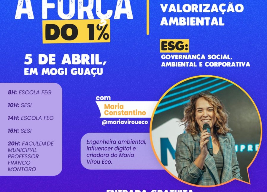 Influenciadora digital realiza palestras em Mogi Guaçu nesta terça-feira