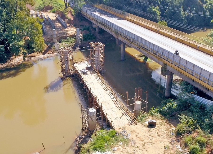 Construção das pontes das Avenidas Brasil e dos Trabalhadores entra em nova etapa