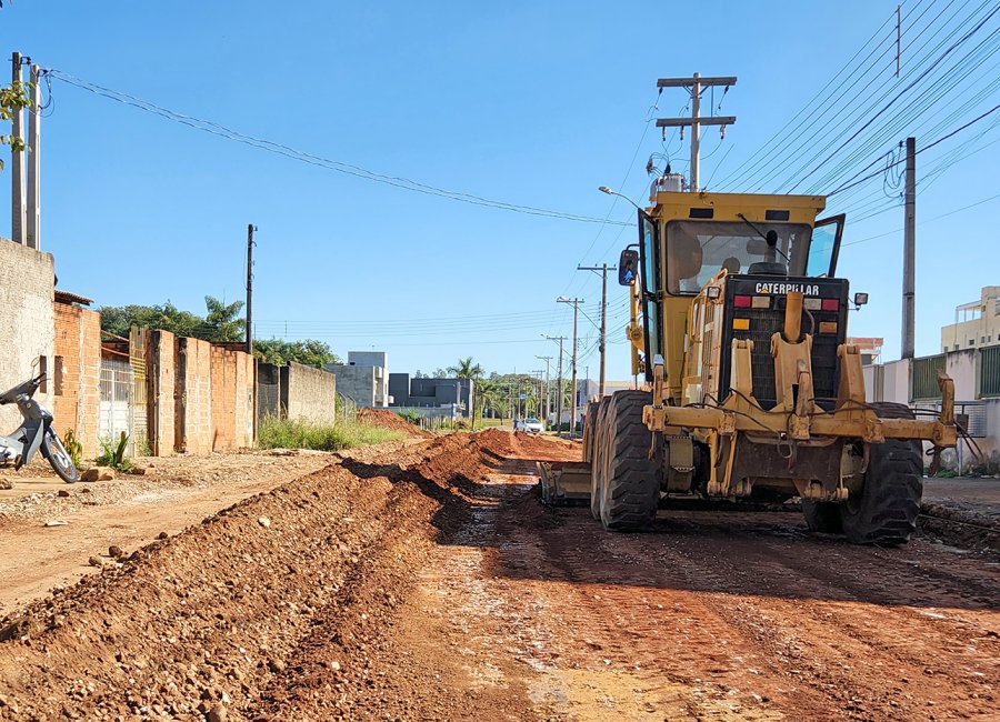  Pedido antigo de moradores, ruas do Guaçu Parque Real terão asfalto novo