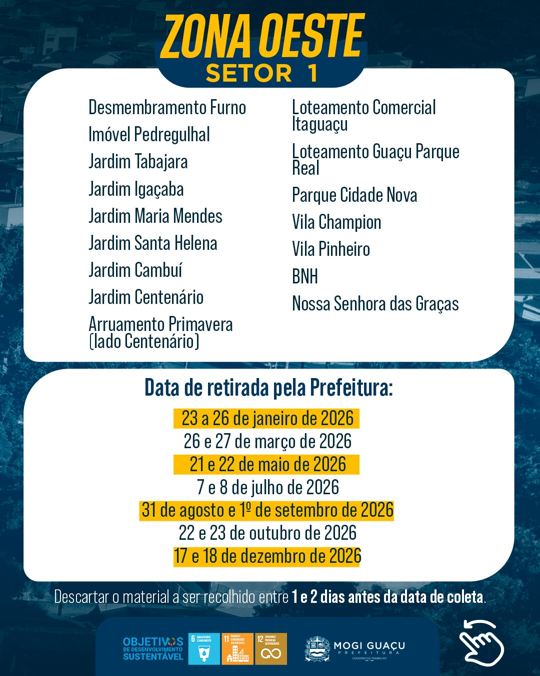 Calendário de Coleta 07