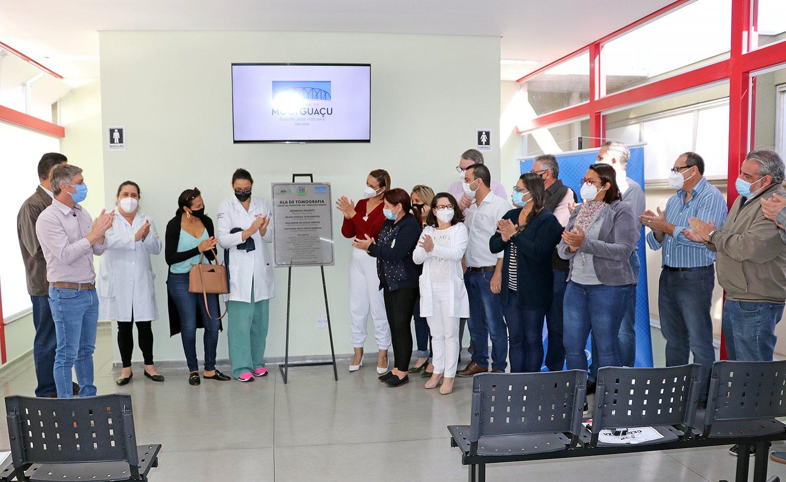 Saúde inaugura reformas e nova Ala de Tomografia do Hospital Municipal em Mogi Guaçu