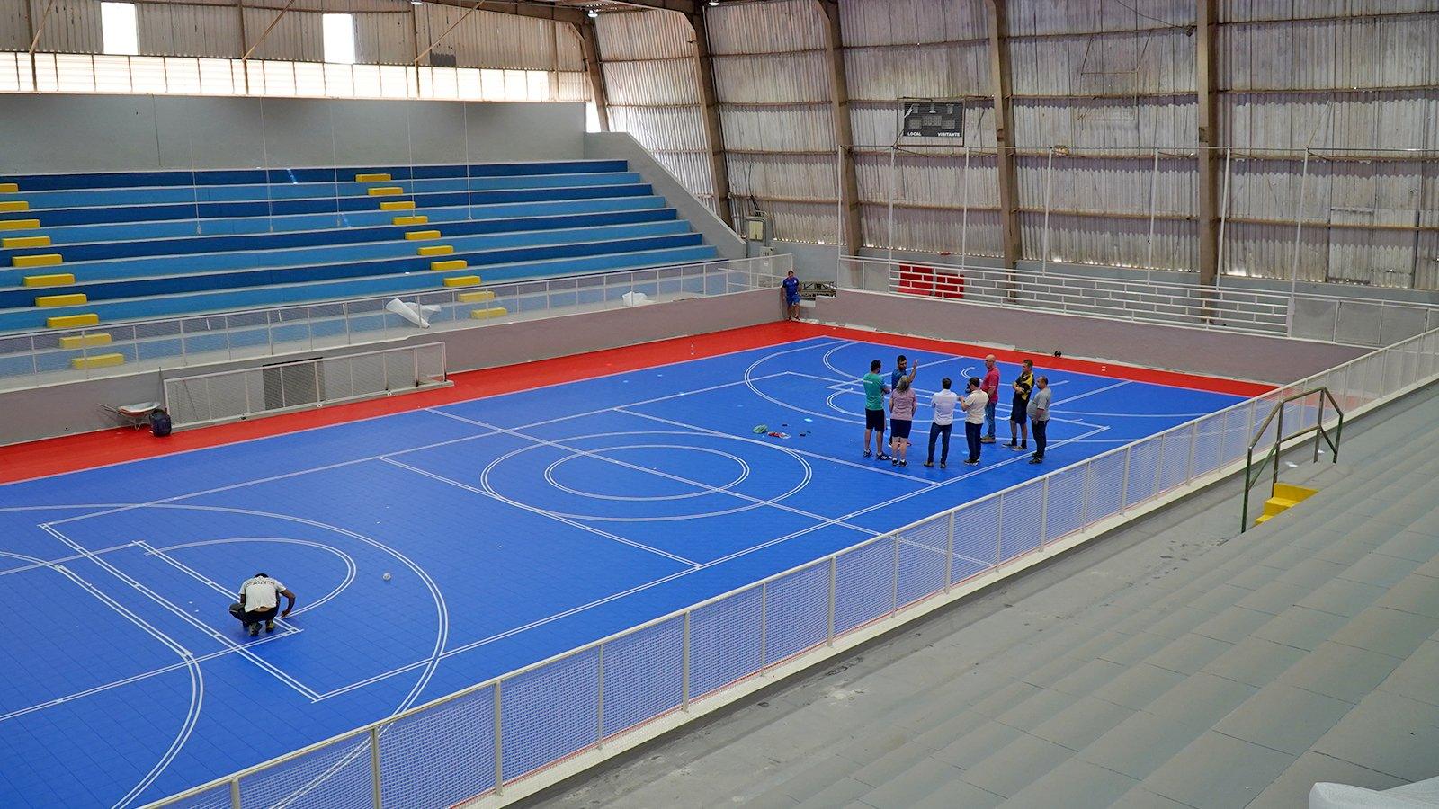Vôlei encerra 46ª MEG com entrega de quadra do Camacho revitalizada