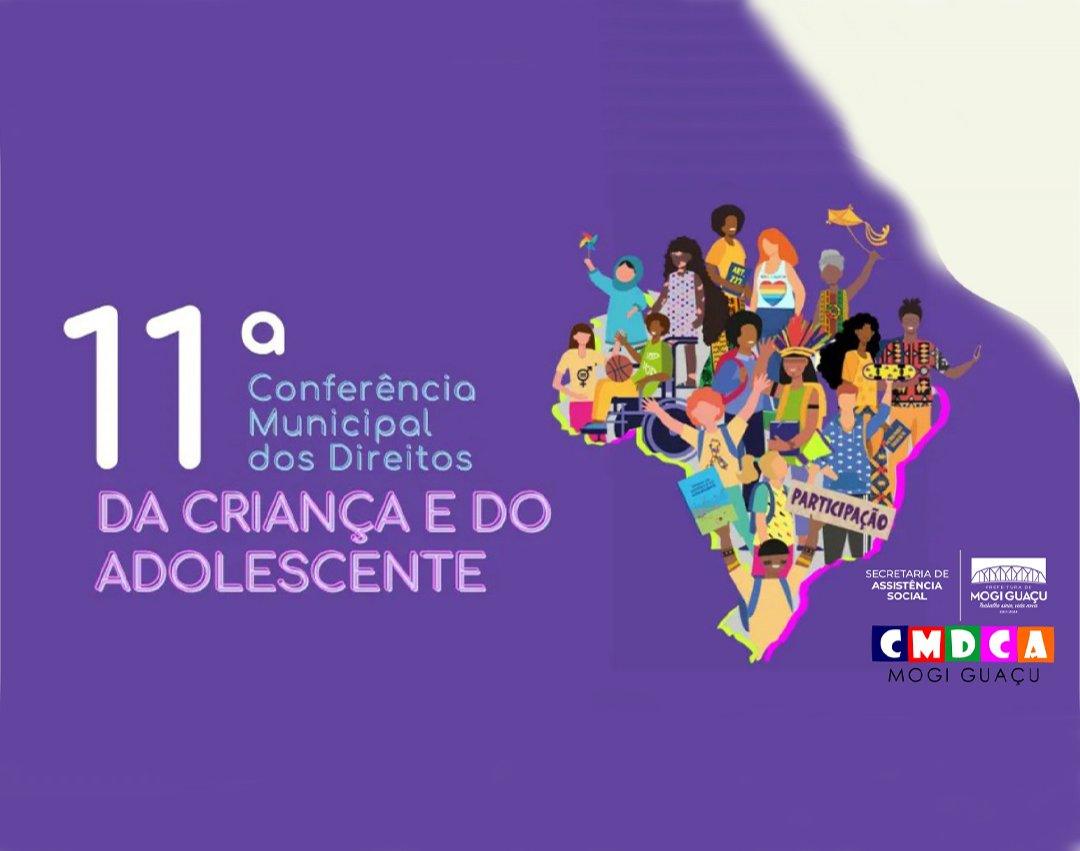 XI Conferência Municipal dos Direitos da Criança e do Adolescente de Mogi Guaçu acontece nos dias 6 e 7 de dezembro