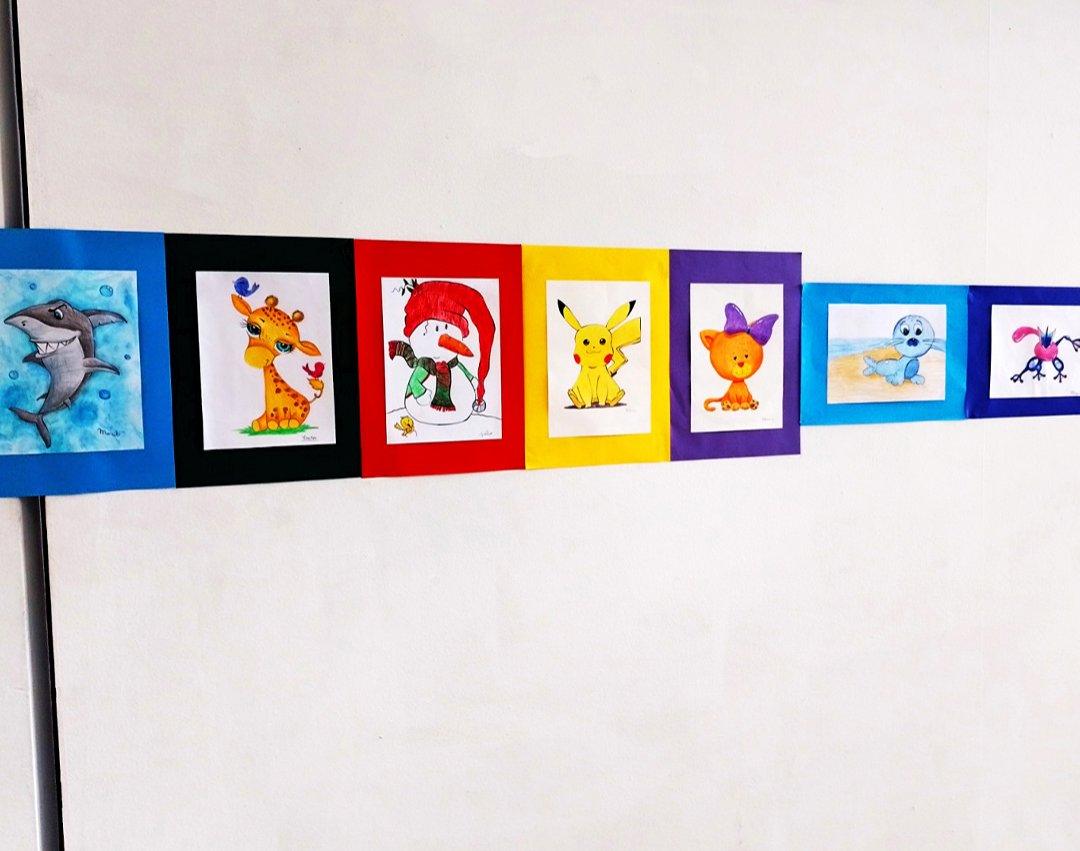 Cultura expõe trabalho de alunos da oficina de desenho da Emia