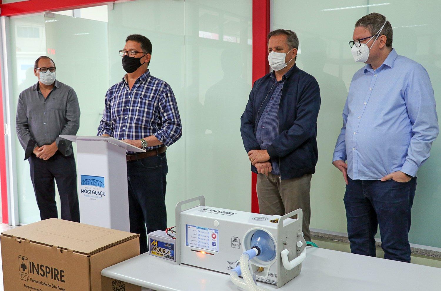Hospital Municipal recebe cinco ventiladores mecânicos para tratamento de pacientes 