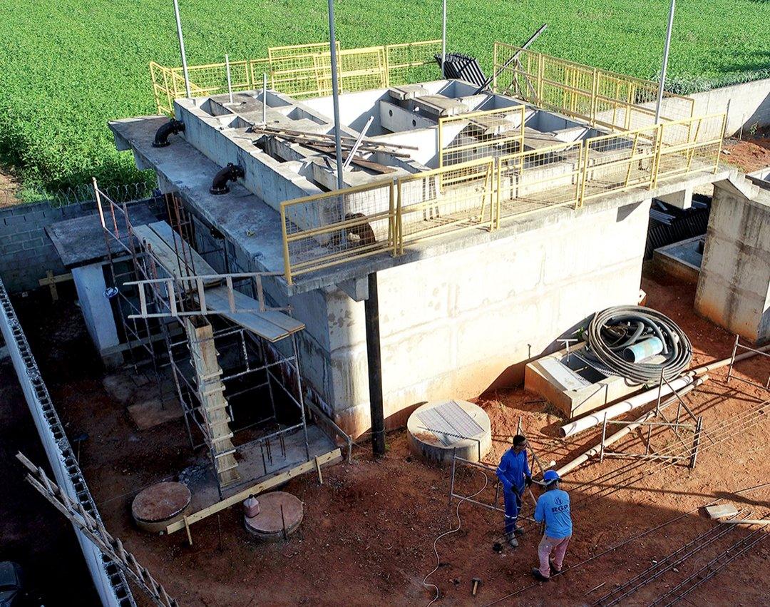 Obra de construção da ETA de Martinho Prado Júnior entra em nova fase