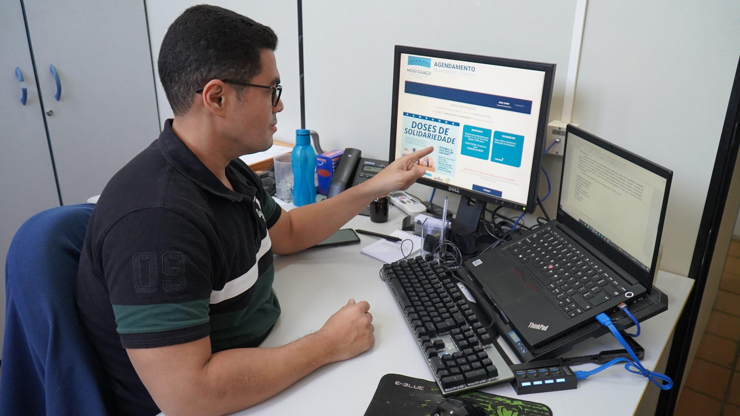 Agendamento online de vacina em Mogi Guaçu registra recorde de acessos nesta terça-feira