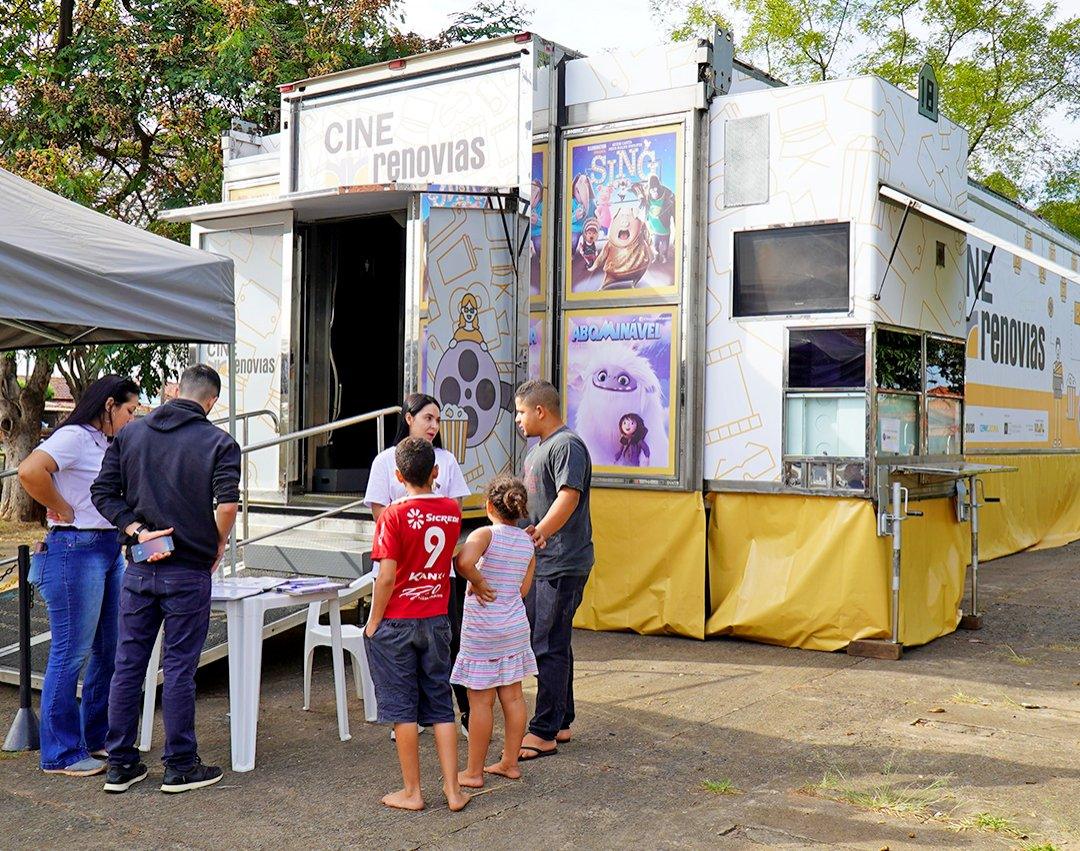 Projeto Cine Renovias exibe filmes infantis de forma gratuita em parceria com a Secretaria de Cultura