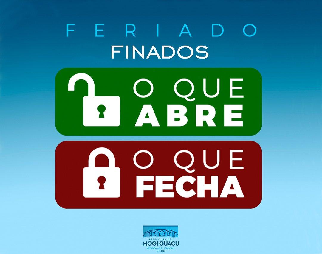 Dia de Finados: confira o que abre e fecha
