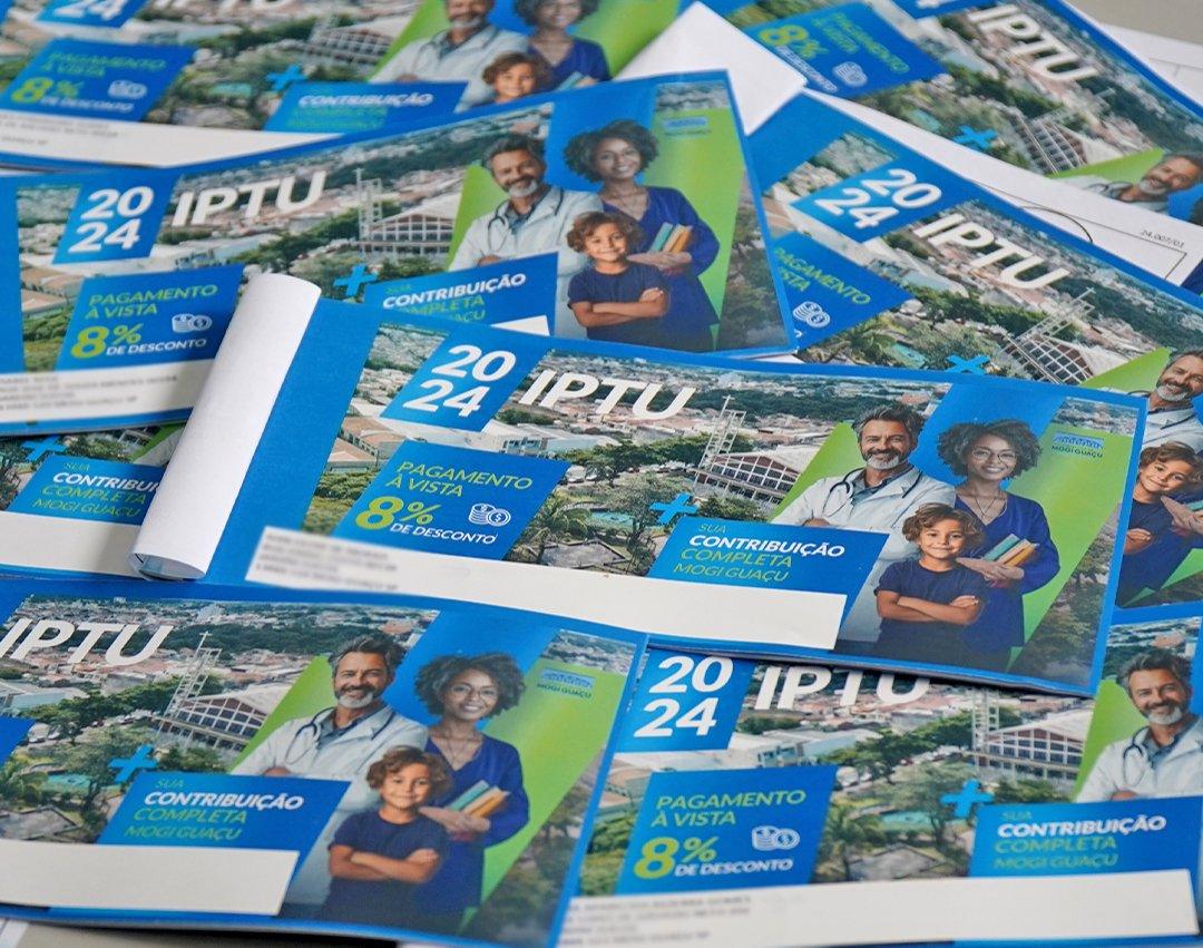 Prefeitura prorroga pagamento da 1ª parcela e da cota única para maio; carnês serão entregues