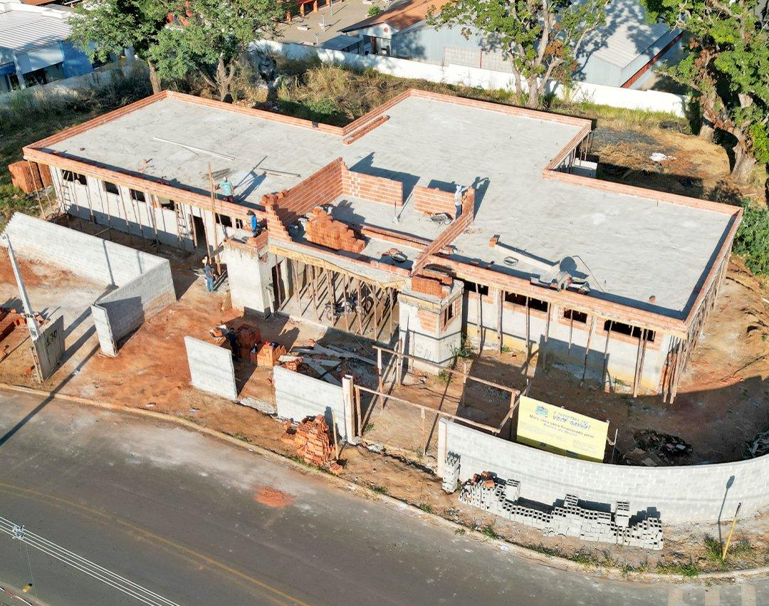 UBS do Ypê Amarelo: construção avança e instalação de telhado é próxima etapa