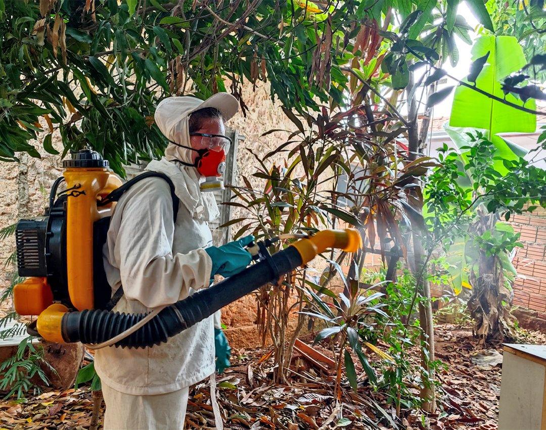 Combate à dengue: Nebulização costal é realizada no Jardim Nossa Senhora das Graças