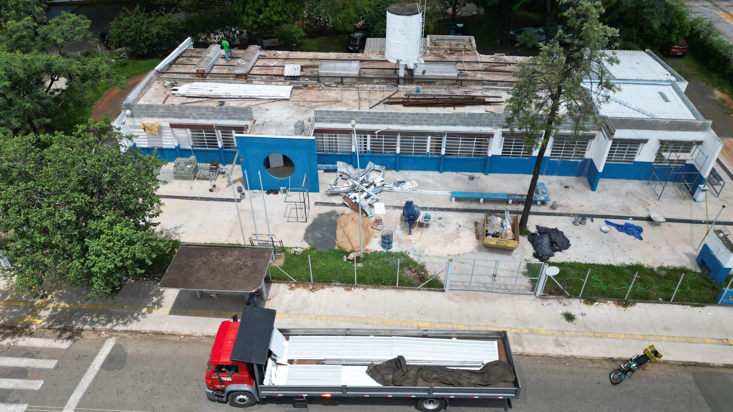 Prefeitura inicia reforma do telhado da UBS da Zona Norte