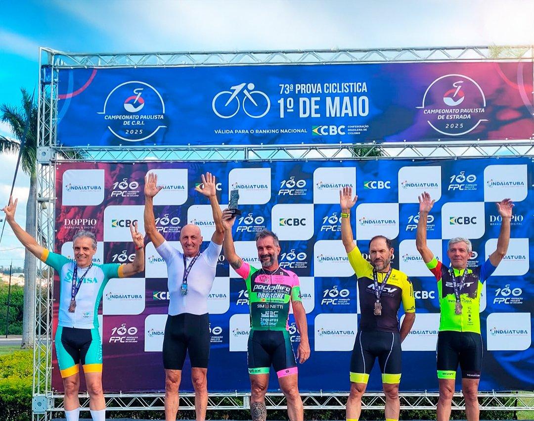 Ciclismo conquista um total de 18 pódios durante competições em Indaiatuba 