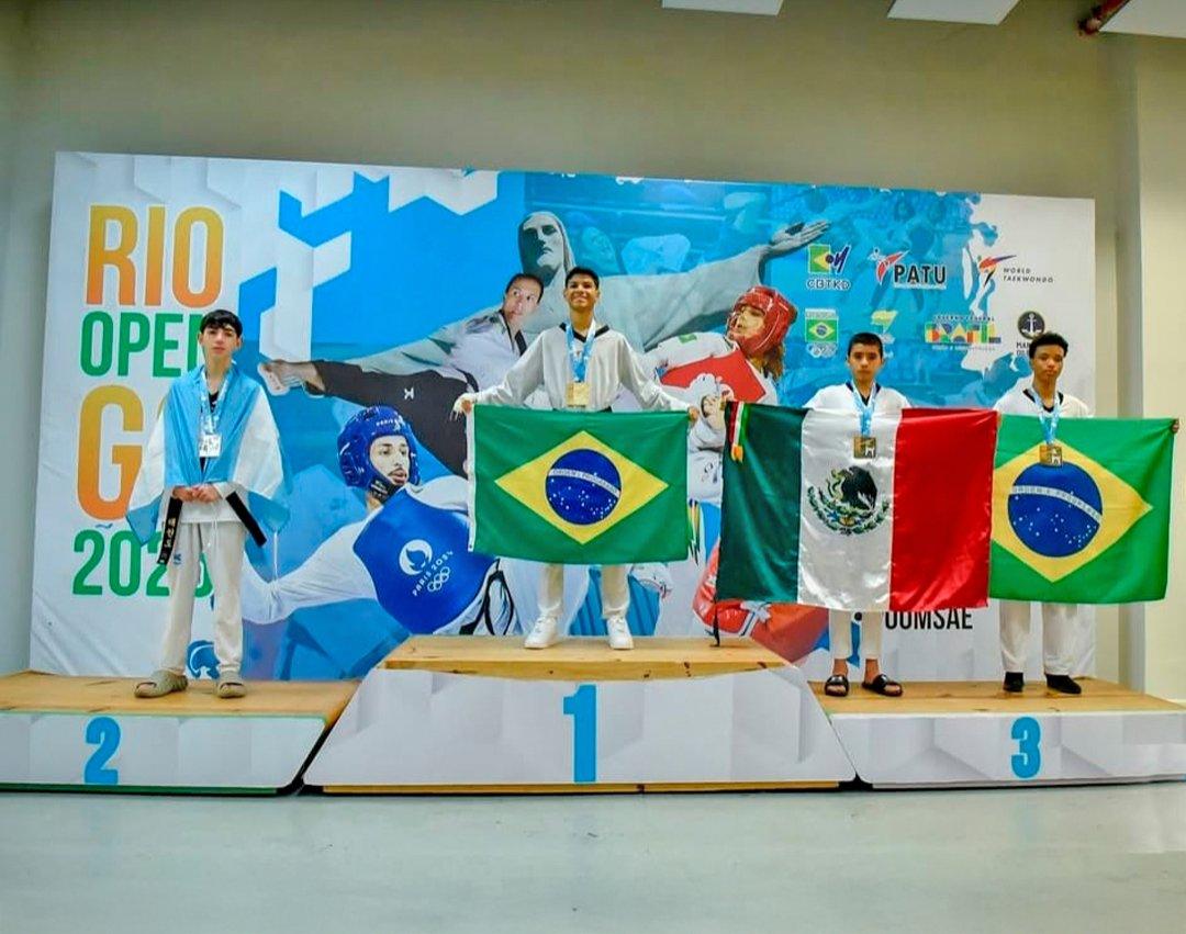 Guaçuano conquista medalha de bronze no Rio Open de Taekwondo 2025