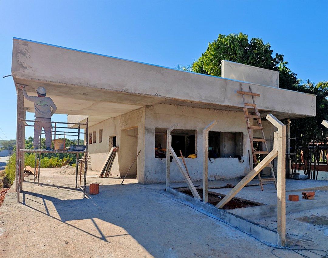 Avança construção da nova Base Comunitária de Segurança das Chácaras Alvorada 