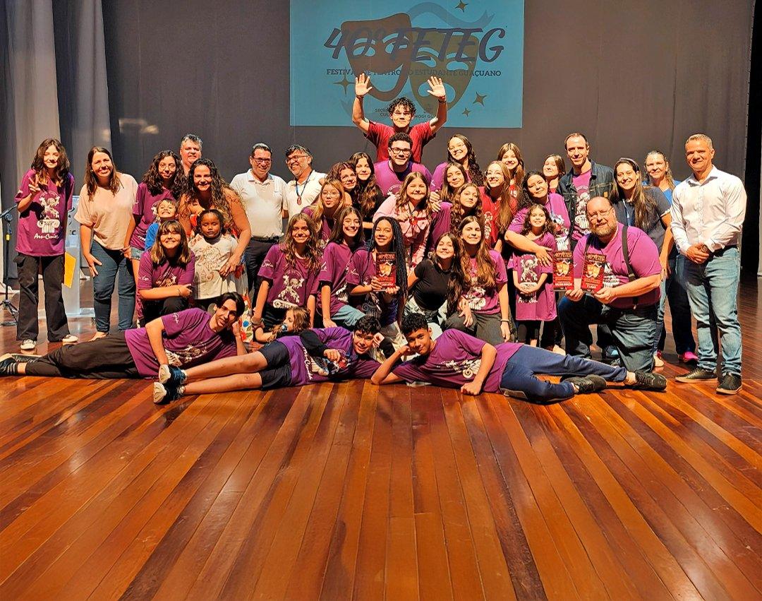 40º Festival de Teatro do Estudante Guaçuano encerra com premiação no Teatro Tupec