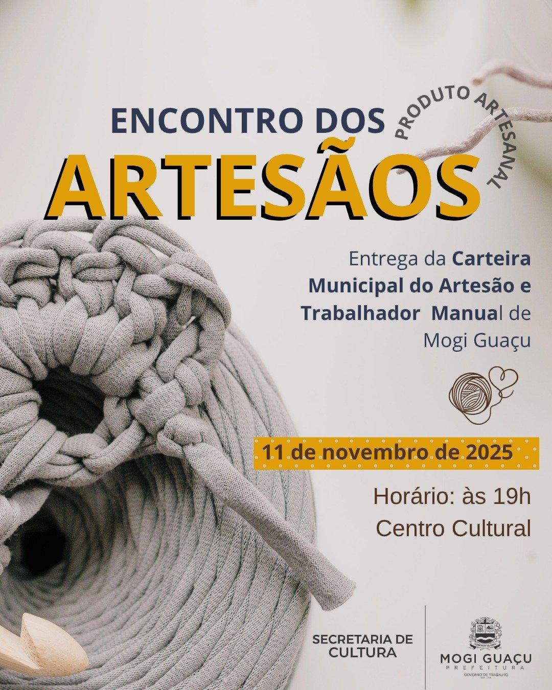 Cultura realiza Encontro dos Artesãos e entrega de Carteiras Municipais do Artesão e Trabalhador Manual