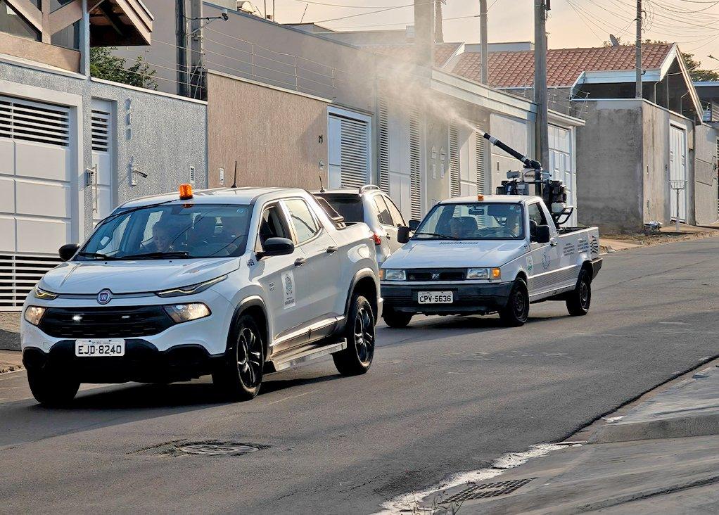 Ação preventiva contra o Aedes aegypti segue com aplicações de larvicida às terças e quintas-feiras