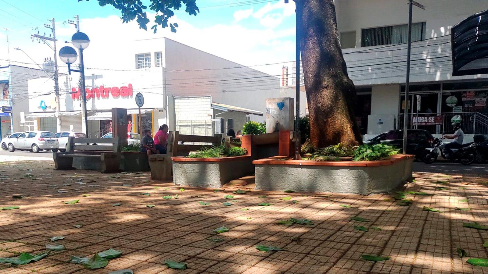 SSM realiza manutenção na praça Padre Armani