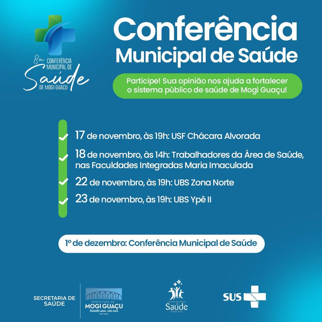 Mogi Guaçu inicia reuniões preparatórias da 8ª Conferência Municipal de Saúde