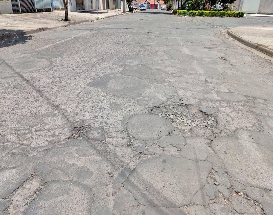 Recape na Avenida Vereador José Augusto Caveanha começa na segunda-feira