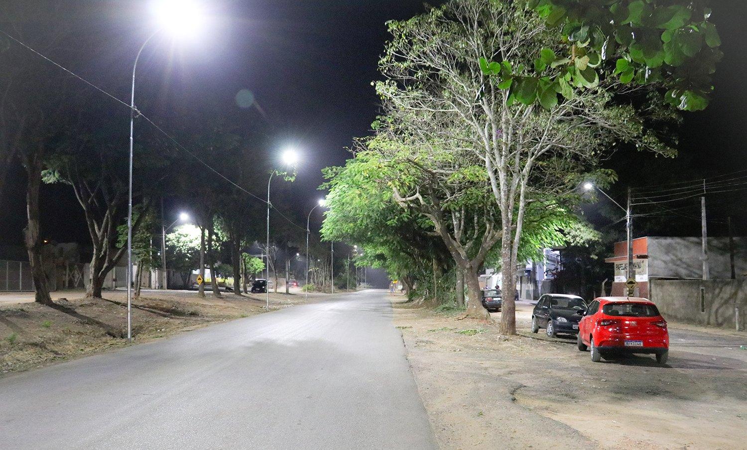 Prefeitura conclui investimento em iluminação pública no Chácaras Alvorada