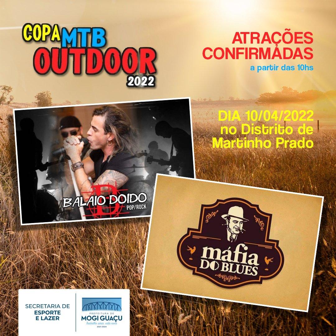 2ª Etapa da Copa MTB Outdoor já conta com 400 ciclistas inscritos