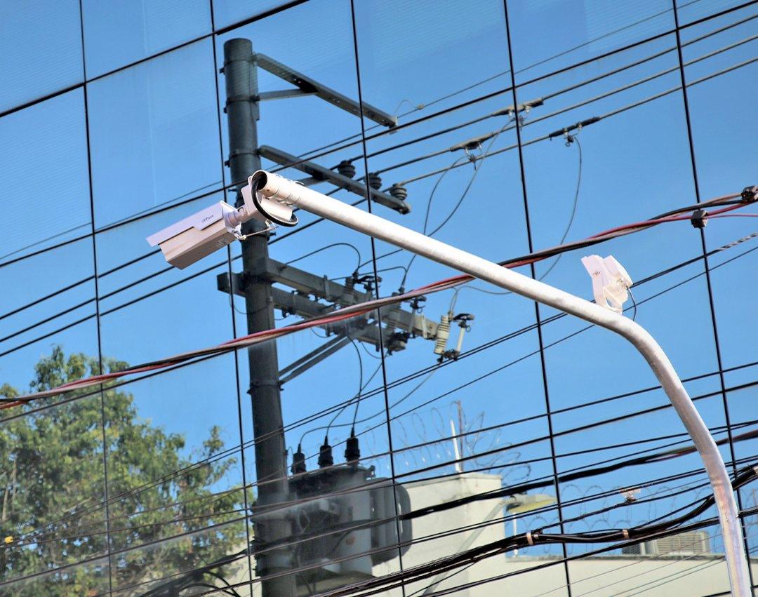 Câmera-teste de monitoramento é instalada na Rua XV de Novembro