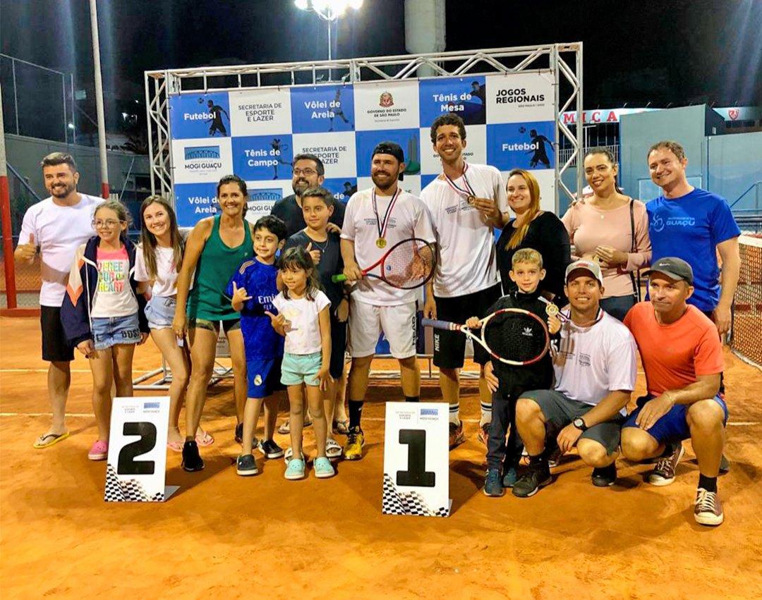 Tênis: dupla guaçuana conquista título inédito no 64º Jogos Regionais