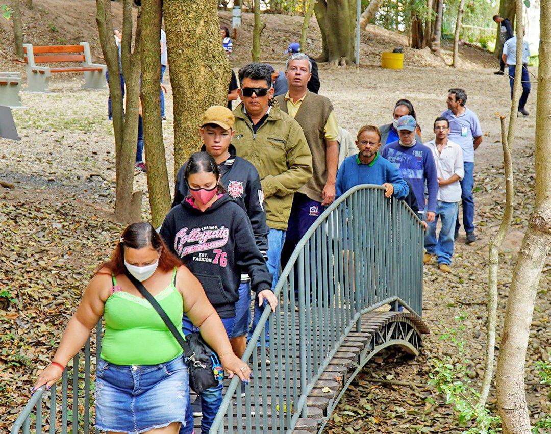 Assistidos pelo CAPS II visitam Parque Chico Mendes