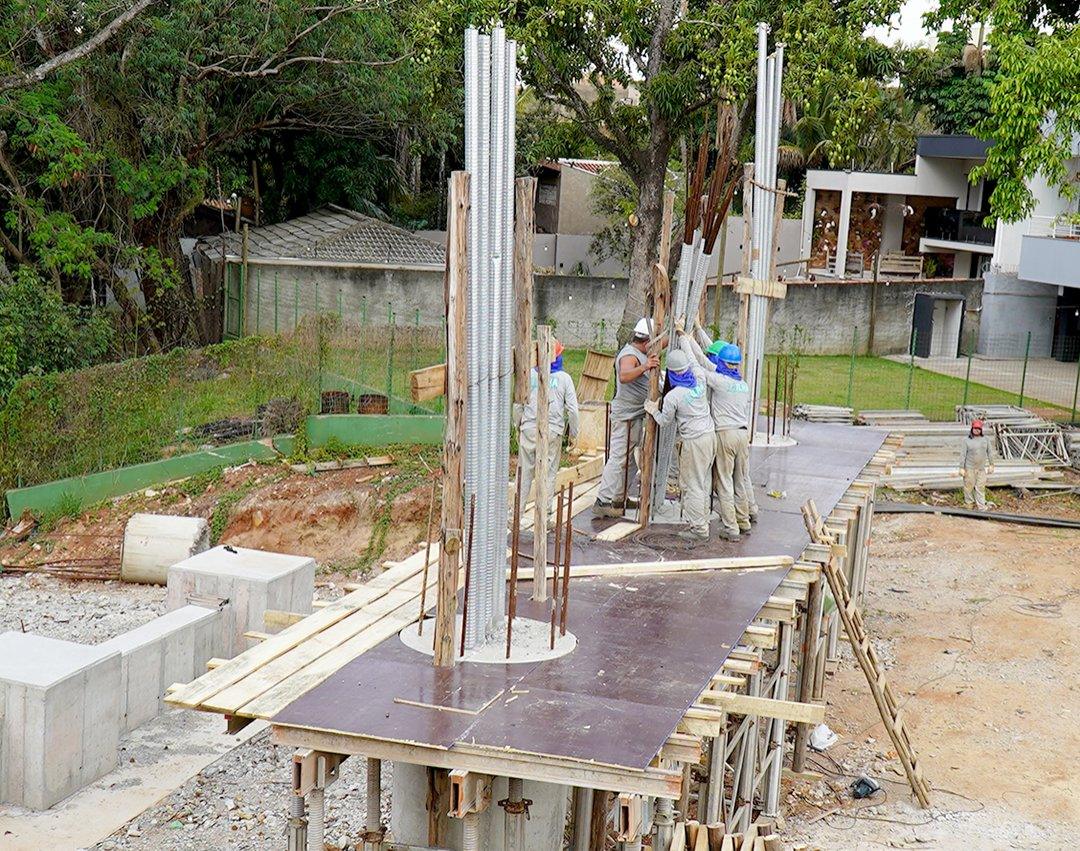 Iniciada nova etapa na construção da ponte da Avenida dos Trabalhadores